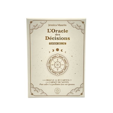 Couverture de L'oracle des décisions : un oracle de 87 cartes et un carnet de notes pour aider à se positionner face aux épreuves