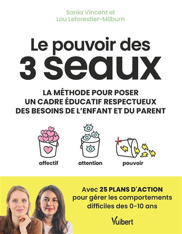 Le pouvoir des 3 seaux : la méthode pour poser un cadre éducatif respectueux des besoins de l'enfant et du parent : avec 25 plans d'action pour gérer les comportements difficiles des 0-10 ans