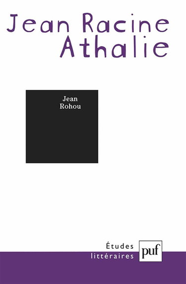 Couverture de Jean Racine, Athalie