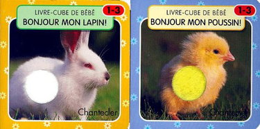 Livre cube de Bébé : Bonjour mon lapin !