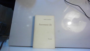 Couverture de Autrement dit