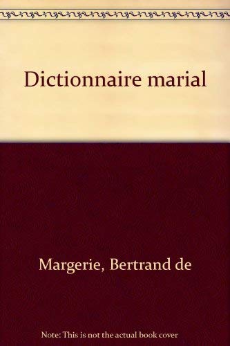 Couverture de Dictionnaire marial
