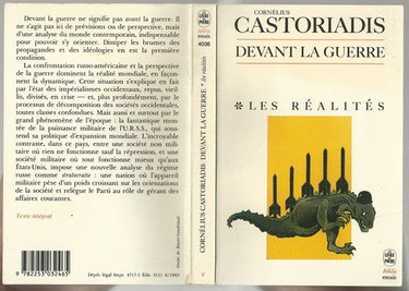 Devant la guerre. Vol. 1. Les réalités