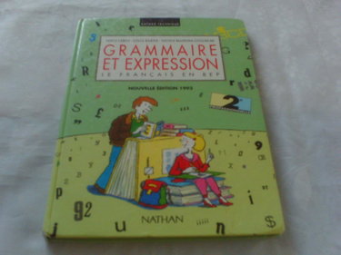 Couverture de Grammaire et expression, 2de professionnelle