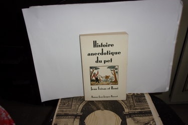 Couverture de Histoire anecdotique du pet de l'Antiquité à nos jours
