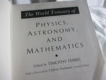 Couverture de The World Treasury of Physics, Astronomy and Mathematics