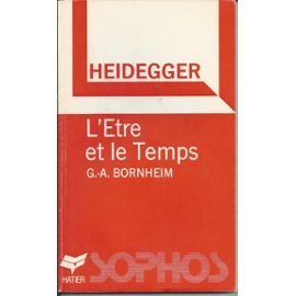 Couverture de M. Heidegger, "l'Etre Et Le Temps"