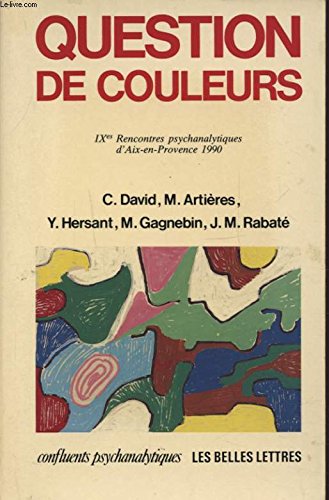 Questions de couleurs