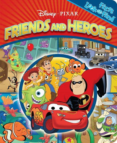 Couverture de Disney Pixar: Friends and Heroes First Look and Find