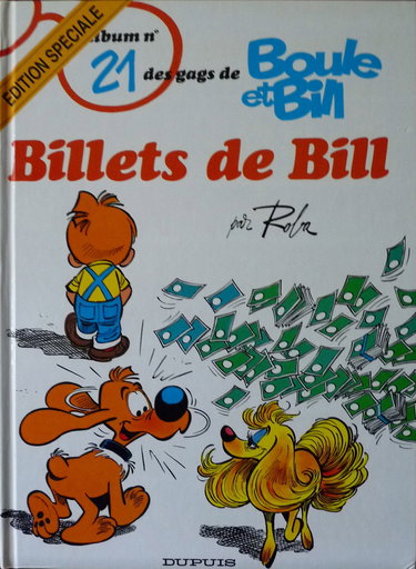 Boule et Bill, tome 21 : Billets de Bill