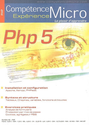 Couverture de Compétence Micro. Expérience, n° 48. PHP 5