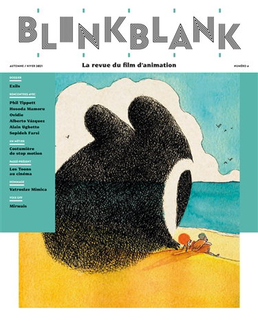 Couverture de Blink Blank : la revue du film d'animation, n° 4. Exils par Collectif