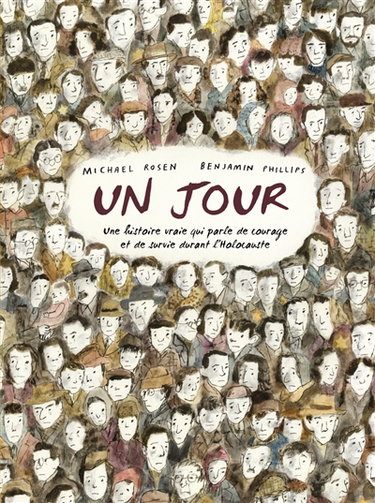 Couverture de Un jour : une histoire vraie qui parle de courage et de survie durant l'Holocauste