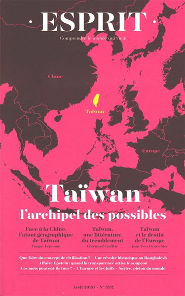 Couverture de Esprit, n° 532. Taïwan, l'archipel des possibles