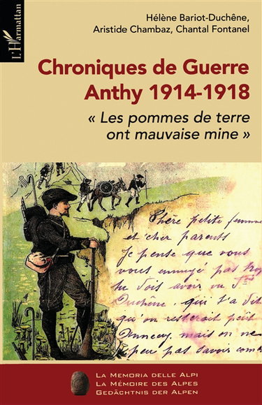 Couverture de Chroniques de Guerre, Anthy 1914-1918 : les pommes de terre ont mauvaise mine