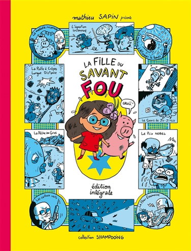 Couverture de La fille du savant fou : édition intégrale