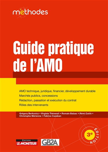 Couverture de Guide pratique de l'AMO