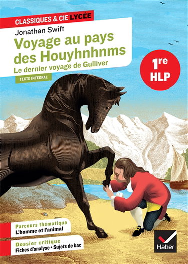 Couverture de Voyage au pays des Houyhnhnms (1726) : le dernier voyage de Gulliver : texte intégral, 1re HLP