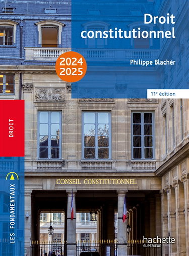 Couverture de Droit constitutionnel : 2024-2025