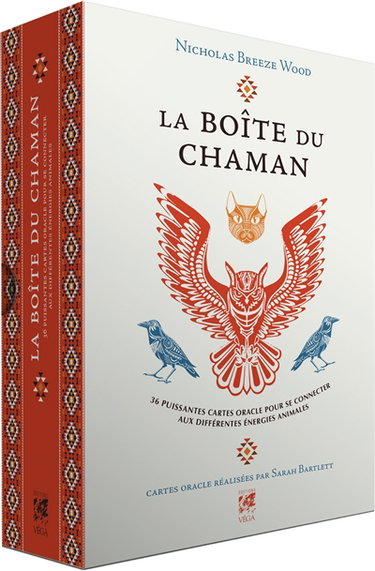 Couverture de La boîte du chaman : 36 puissantes cartes oracle pour se connecter aux différentes énergies animales