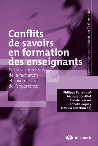 Couverture de Conflits de savoirs en formation des enseignants : entre savoirs issus de la recherche et savoirs issus de l'expérience
