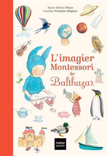 Couverture de L'imagier Montessori de Balthazar