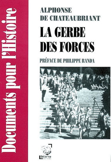Couverture de La gerbe des forces : (Nouvelle Allemagne)