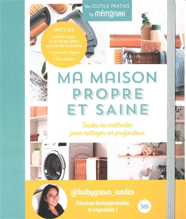 Couverture de Ma maison propre et saine : toutes les méthodes pour nettoyer en profondeur
