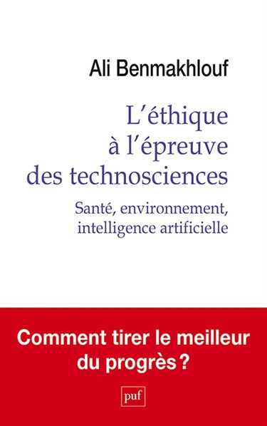 Couverture de L'éthique à l'épreuve des technosciences : santé, environnement, intelligence artificielle