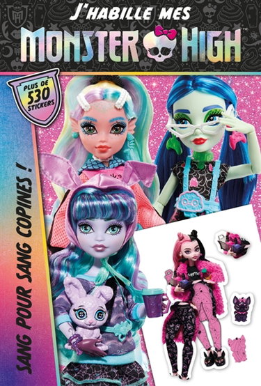 Couverture de Monster High : J'habille : Sang pour sang copines