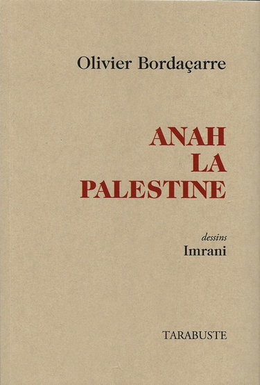 Couverture de Anah la Palestine