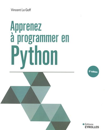 Couverture de Apprenez à programmer en Python