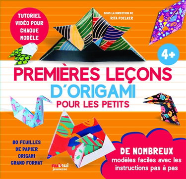 Couverture de Premières leçons d'origami pour les petits : de nombreux modèles facile avec les instructions pas à pas