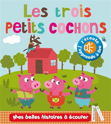 Couverture de Les trois petits cochons par Marie Delhoste