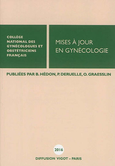 Couverture de Mises à jour en gynécologie