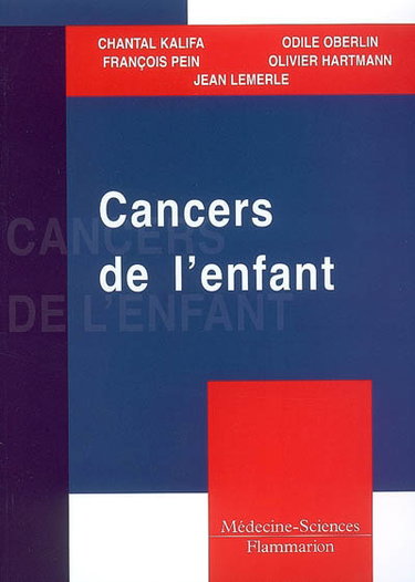 Couverture de Cancers de l'enfant