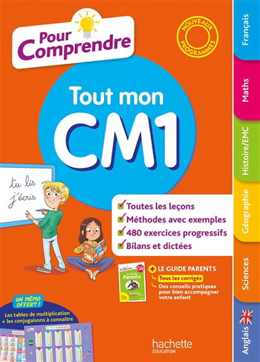 Couverture de Pour comprendre tout mon CM1 : nouveaux programmes
