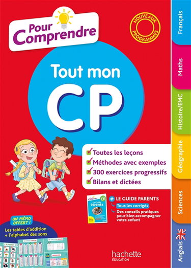 Couverture de Pour comprendre tout mon CP : nouveaux programmes