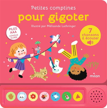 Couverture de Petites comptines pour gigoter par Mélisande Luthringer