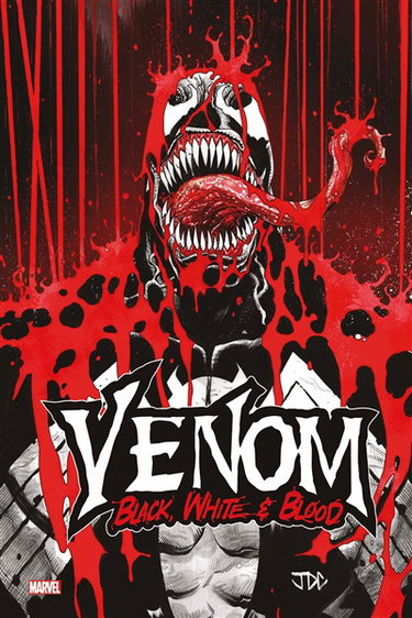 Couverture de Venom : black, white & blood