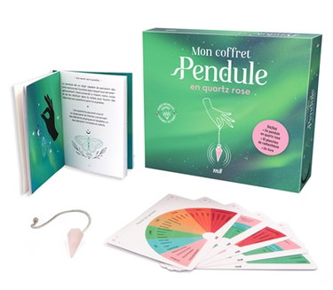 Couverture de Mon coffret pendule en quartz rose par Collectif