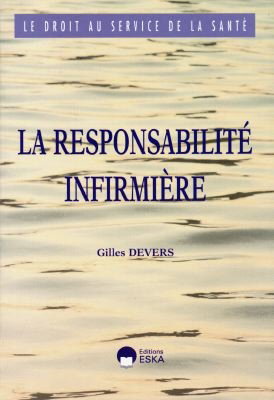 Couverture de La responsabilité infirmière