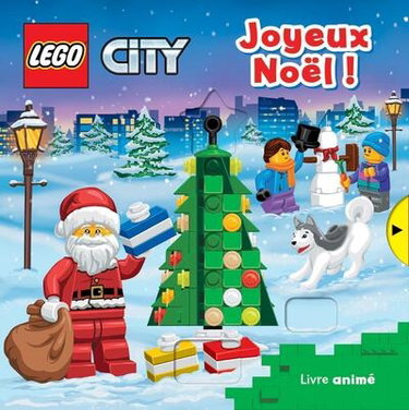 Couverture de Lego City. Joyeux Noël ! : livre animé