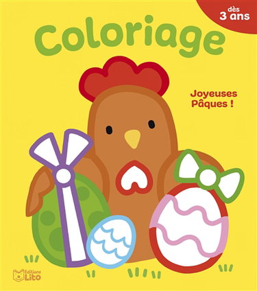 Couverture de Coloriage : joyeuses Pâques !