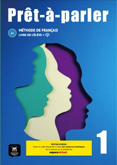 Couverture de Prêt-à-parler 1, A1 : méthode de français : livre de l'élève + MP3