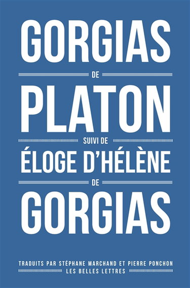 Couverture de Gorgias. L'éloge d'Hélène