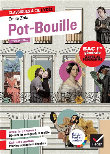 Couverture de Pot-Bouille (1882) : texte intégral suivi d'un dossier nouveau bac