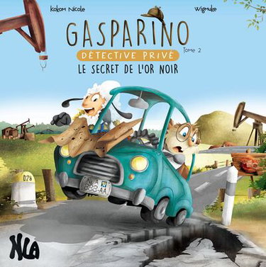 Couverture de Gasparino, détective privé. Vol. 2. Le secret de l'or noir