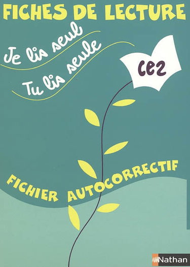 Couverture de Je lis seul, tu lis seule CE2 : fichier autocorrectif