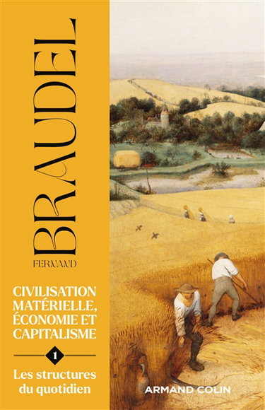 Couverture de Civilisation matérielle, économie et capitalisme : XVe-XVIIIe siècle. Vol. 1. Les structures du quotidien : le possible et l'impossible